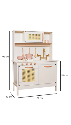 Cocina mini gourmet de madera - by Isatina - Isatina