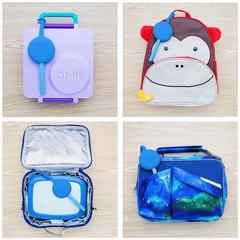 Imagen de Cubiertos silicona OMIE POD SET - Capri Blue