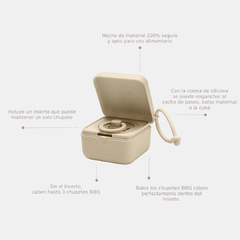 Imagen de Caja porta chupetes BIBS - Ivory