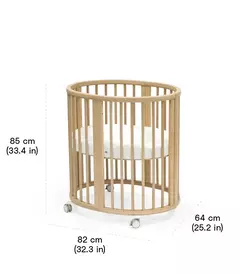 Cuna y colchón sleepi mini V3 de Stokke - Isatina