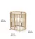 Cuna + Colchón Stokke Sleepi Mini V3 - Isatina