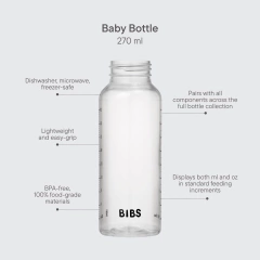 Imagen de Mamadera BIBS SILICONA 270ML - Sage