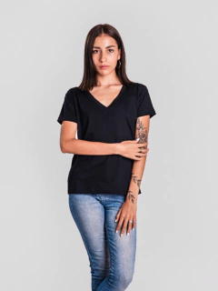 Imagen de pack 4 remeras basicas dama 100% algodon extra suave