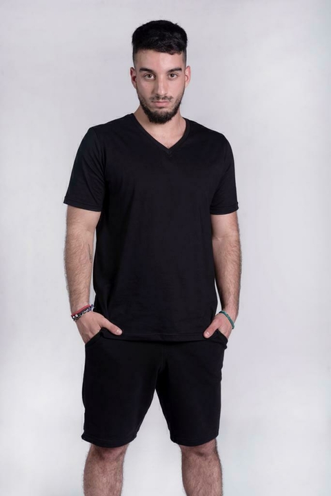 PACK 2 Básicas 100% escote V Algodón extra suave