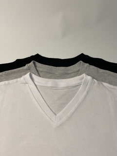 Básica 100% Algodón escote V extra suave - tienda online