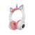 AURICULARES INALAMBRICOS UNICORNIO CON LEDS