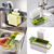 ORGANIZADOR DE COCINA COLGANTE CON SOPAPAS 3 EN 1 - comprar online
