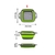 COLADOR PLEGABLE RECTANGULAR 24 CM - tienda online
