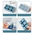 SET X3 CUBETERAS DE SILICONA CON TAPA - Rel Store
