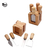 SET DE QUESOS ACERO INOXIDABLE Y MADERA - comprar online