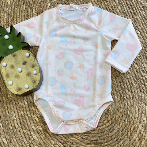 Body uv "corazones y heladitos"