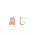 Brinco banhado a ouro cravejado luxo - comprar online
