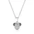 Colar infantil prata 925 minnie mouse