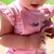 Pulseira infantil banhado a ouro de corações