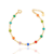 Pulseira infantil cristais coloridas filha - comprar online