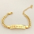 Pulseira Infantil Personalizada de Chapinha Vazada - comprar online