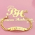 Pulseira infantil de luxo personalizada de nome