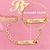 Pulseira Infantil Plaquinha Toque de Amor - Boneca Hadassa Joias
