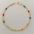 Pulseira infantil de cristais coloridas filha - comprar online
