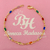 Pulseira infantil de cristais coloridas filha