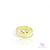 Anel personalizado folheado a ouro princesa