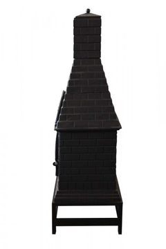 Salamandra Estufa Decorativa Ferro Fundido Fino Acabamento - comprar online