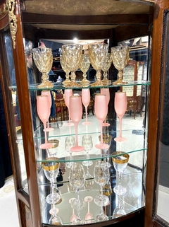 Cristaleira Vitrine França Maciça Bronze Classico Espelhado na internet