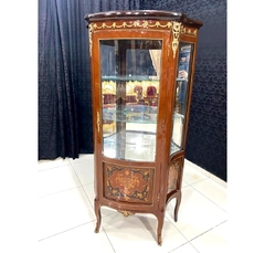 Cristaleira Francesa Bronze Cravejado Fina Marchetaria - comprar online
