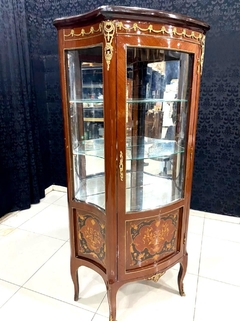 Cristaleira Vitrine França Maciça Bronze Classico Espelhado na internet