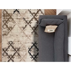 Tapete Tons Cinzas Luxuoso Alto Padrão - LUXdécor