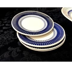 Imagem do Jogo De Jantar Azul Marinho Porcelana Nobre 20 Pçs