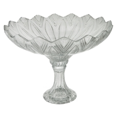 Centro De Mesa Alto 40cm Lapidado Trasp. C Pontas - comprar online