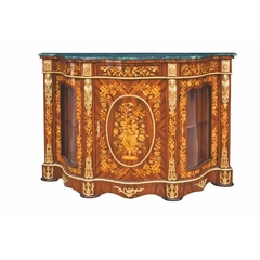 Dunquerque Movel Francesa Rica Marchetaria Florais Bronze Im