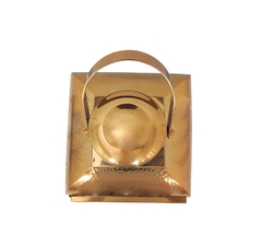 Lanterna Menor Classico C Alça Metal Rose Gold na internet
