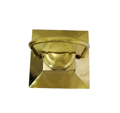 Lanterna Decorativo C Alça Metal Dourado C Madeira - comprar online