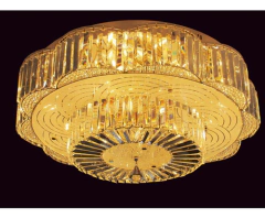 Lustre Moderno Design Forma De Flor Todo Cristal