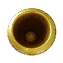 Vaso Decorativo Classico Dourado Desenhos Base Impecavel - comprar online