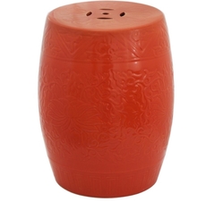 Garden Seat Ceramica Salmão Texturizado Alta Decoração - comprar online