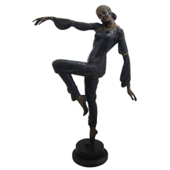 Escultura Em Bronze Maciço 145cm Dançarina - comprar online