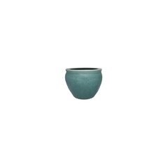 Vaso Vietnamita Cachepot Medio Porcelana Craquelado