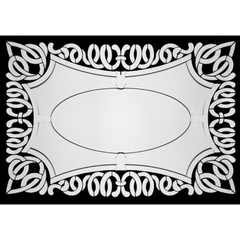 Espelho Veneziano Decorativo Rico Em Detalhes Apliques