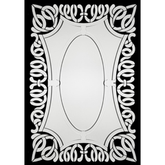 Espelho Veneziano Decorativo Rico Em Detalhes Apliques - comprar online