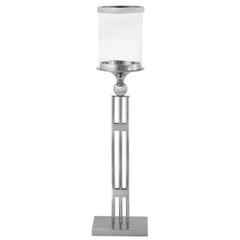 Castiçal Prata Design Moderno Alto 79cm Belissima - comprar online