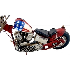 Miniatura Em Metal Moto Bandeira Americana na internet