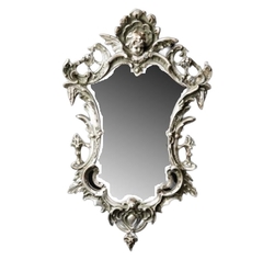 Espelho Decorativo Classico Querubim Menor Finos Entalhes
