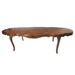 Mesa De Jantar Madeira Maciça Classico Europeu Finos Entalhe