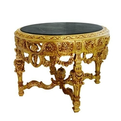 Mesa 120cm Hall Madeira De Lei Folhado A Ouro na internet