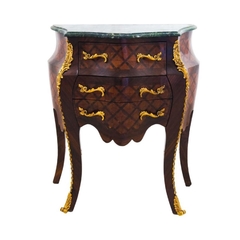 Criado Cabeceira De Cama 70cm Marchetado Xadrez - comprar online