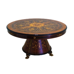 Mesa De Jantar 160cm Europeu Redonda Madeira