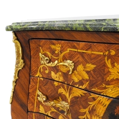Cômoda Bombê Marquiterrie Florais Sob Rádica Com Bronze Luxo na internet